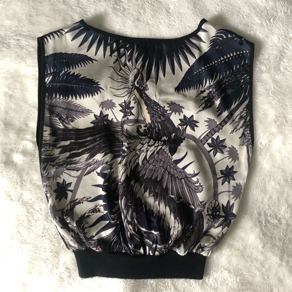 Philosophy Modern Art Deco Print Top - Small